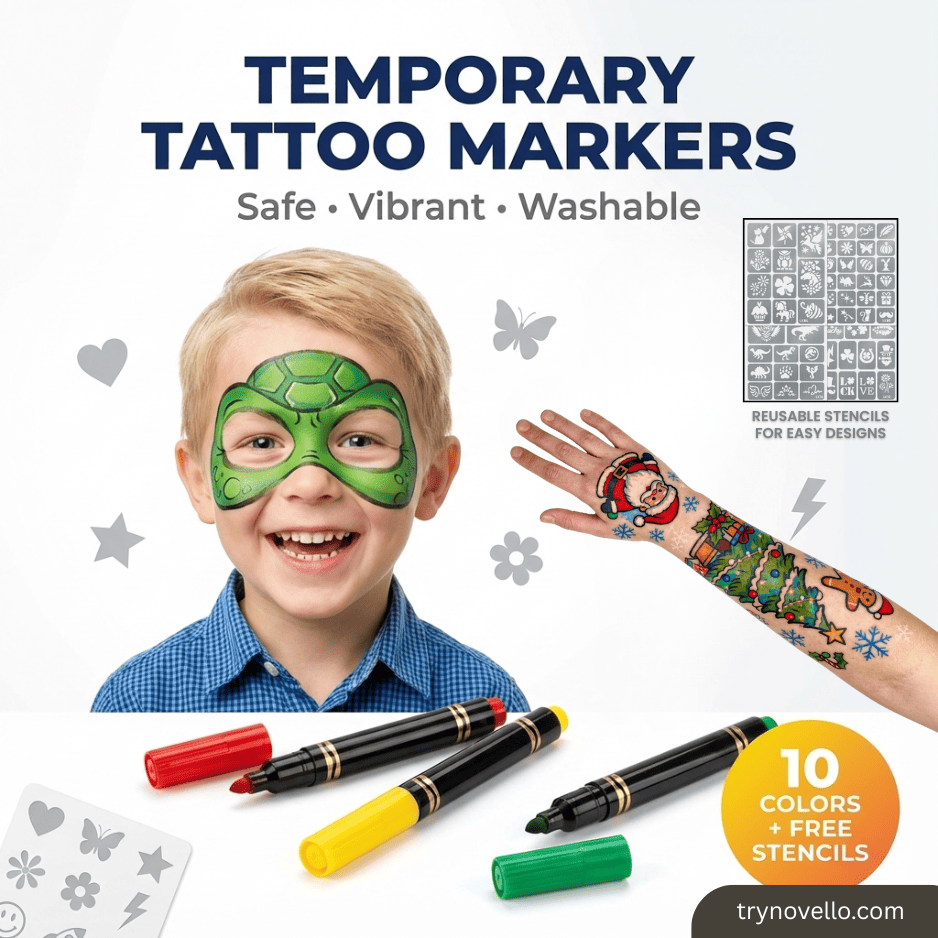 Safe Temporary Tattoo Pens