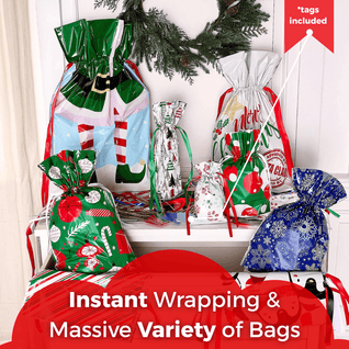 Christmas Gift Bag Set