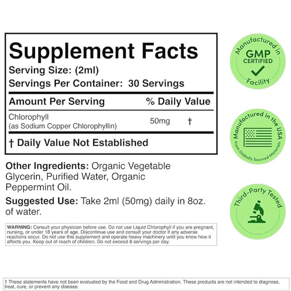 Daily Detox Drops - Liquid Chlorophyll