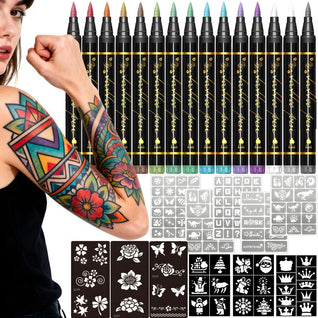 Safe Temporary Tattoo Pens