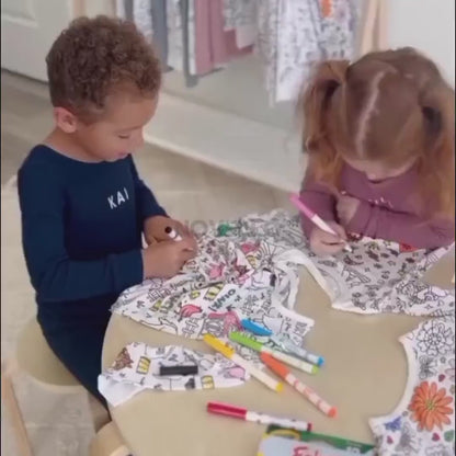 Christmas Coloring Pajamas